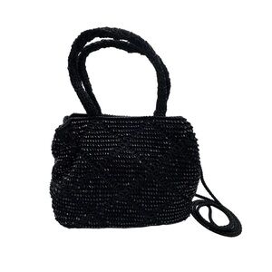 Valerie Stevens Black Beaded Bag
